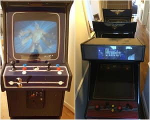 CRT arcade cabinet